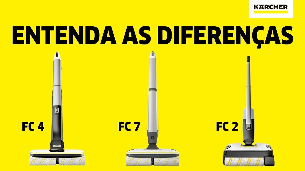 Comparativo das Limpadoras de Piso - FC 2, FC 4 e FC 7 [K&Auml;RCHER]