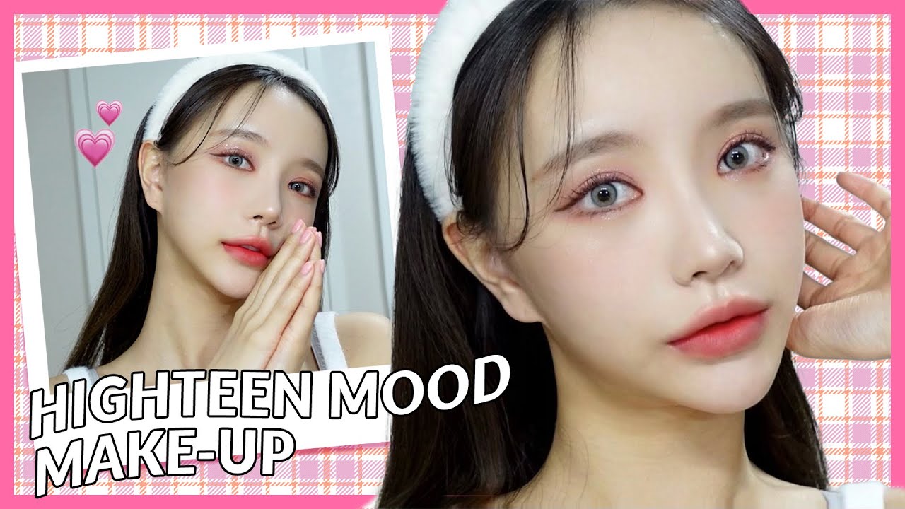 (ENG/JPN)[즈시 원브랜드 메이크업] 하이틴 무드 핑크 글리터 메이크업🦄💕✨ l ZEESEA one brand make up l