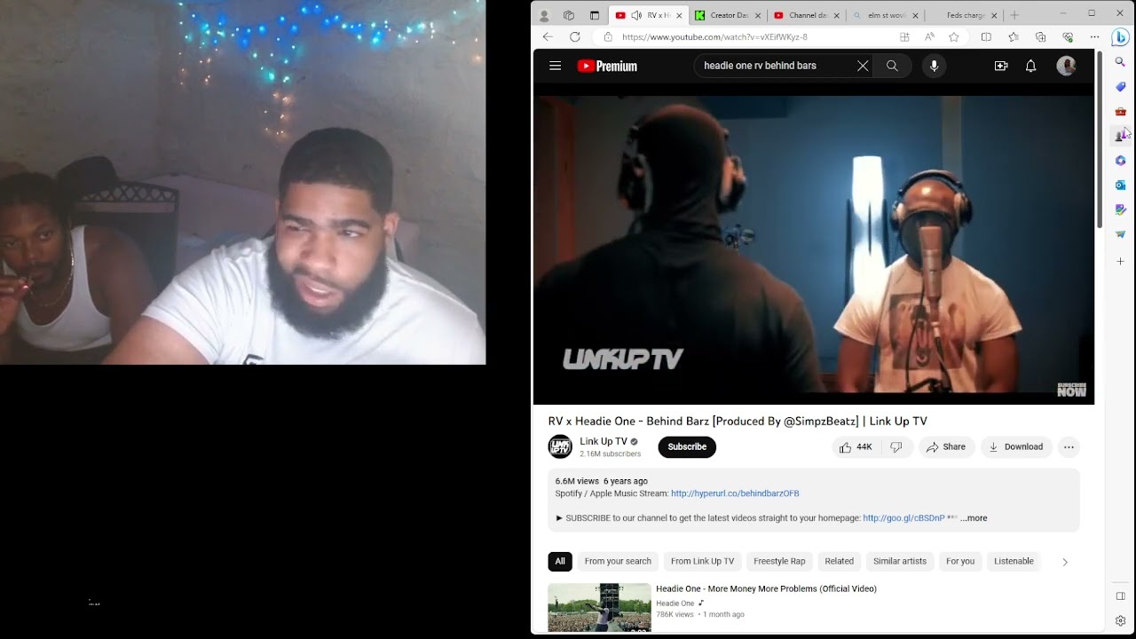 Rv x Headie one - Behind Barz |Reaction