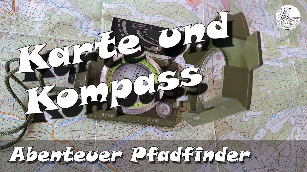 Karte und Kompass