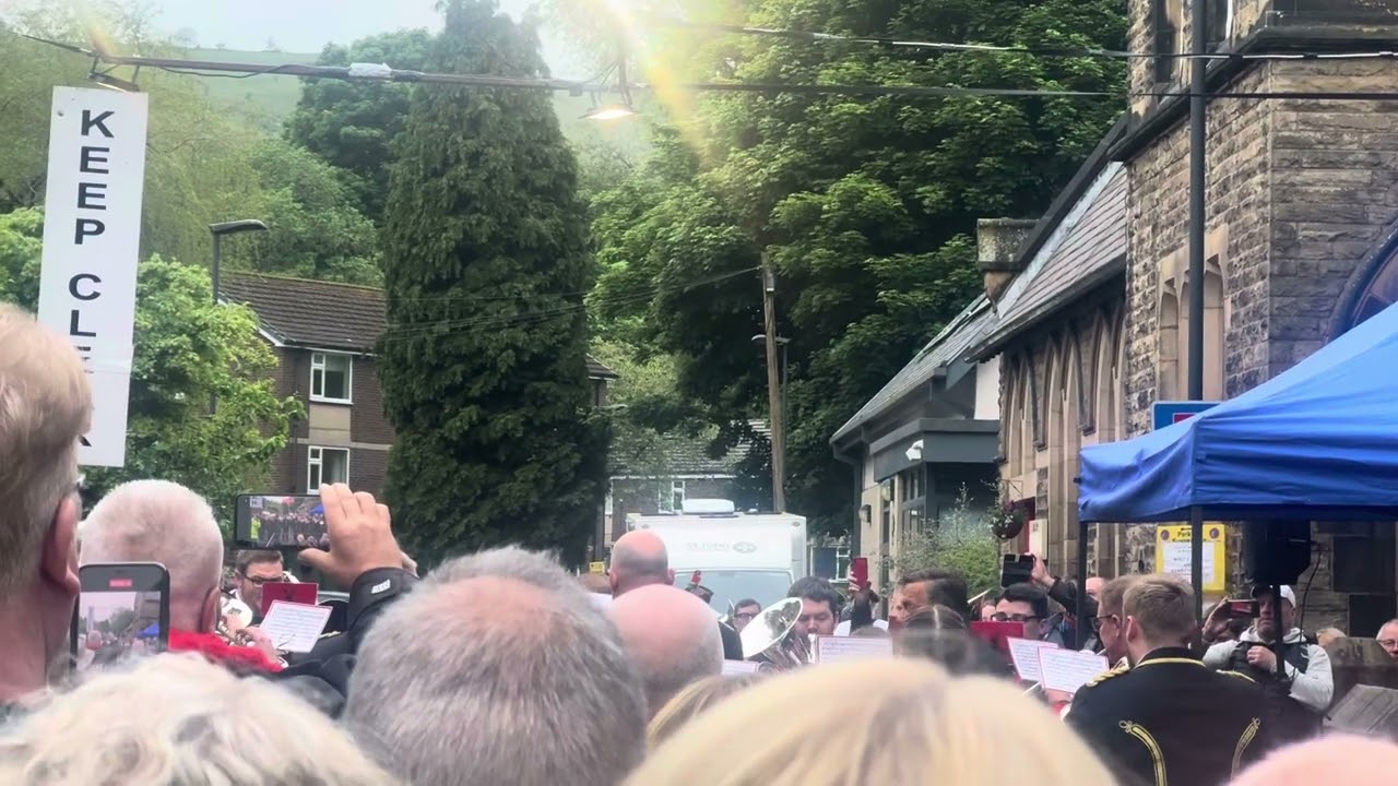 Black Dyke Band at Delph Whit Friday 2024 #whitfriday
