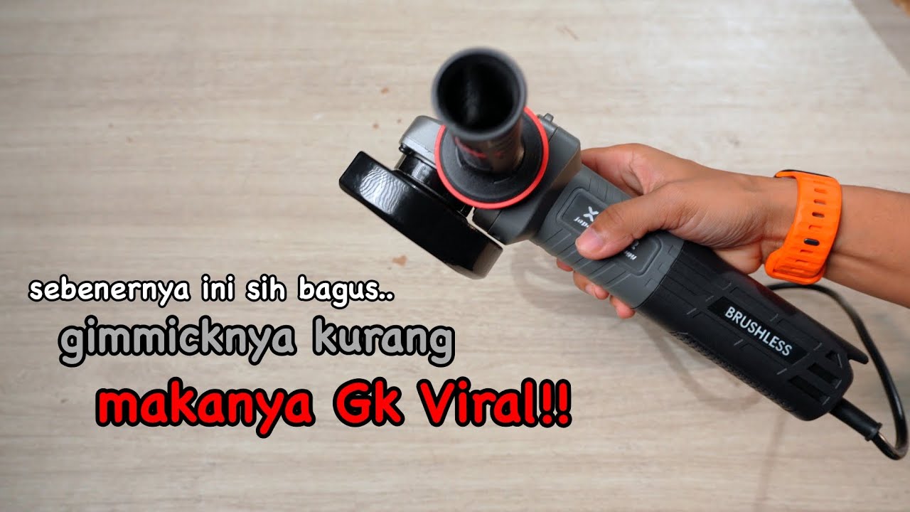 nah.. ternyata APR bs jg bikin barang bagus,, tp kemahalan gk sih?? 😄 - APR AP132 BRUSHLESS GRINDER