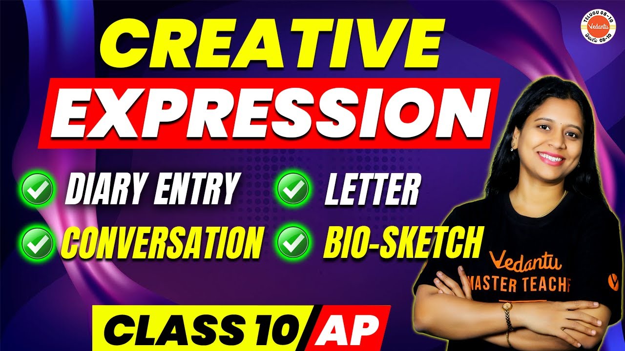 CREATIVE EXPRESSION | Section-C | AP Class 10 English | SSC 2024 @vedantutelugu8910