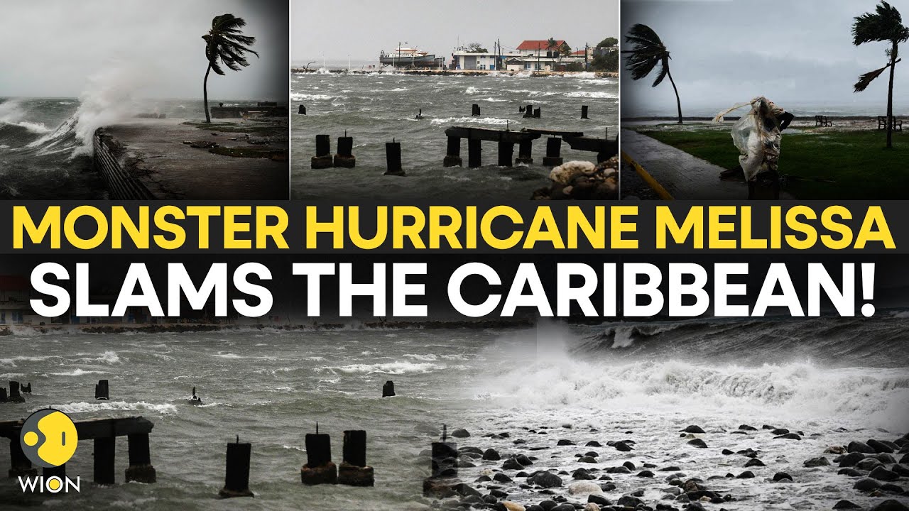 Hurricane Melissa LIVE: Disaster Strikes! Hurricane Melissa BATTERS Cuba & Jamaica | Floods | WION