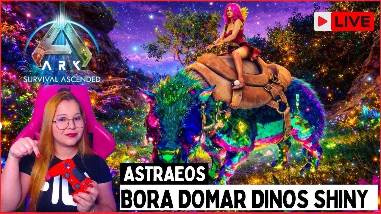 🔥ARK ASCENDED🔥 -  ASTRAEOS -  Domas de Shiny 🏹🦖 !discord !servidor !pix