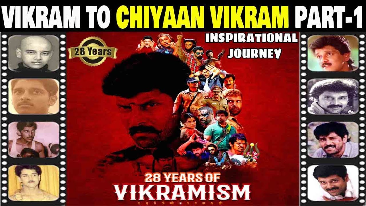 28 YEARS OF VIKRAM PART-1 : VIKRAM TO CHIYAAN VIKRAM  | INSPIRATIONAL JOURNEY