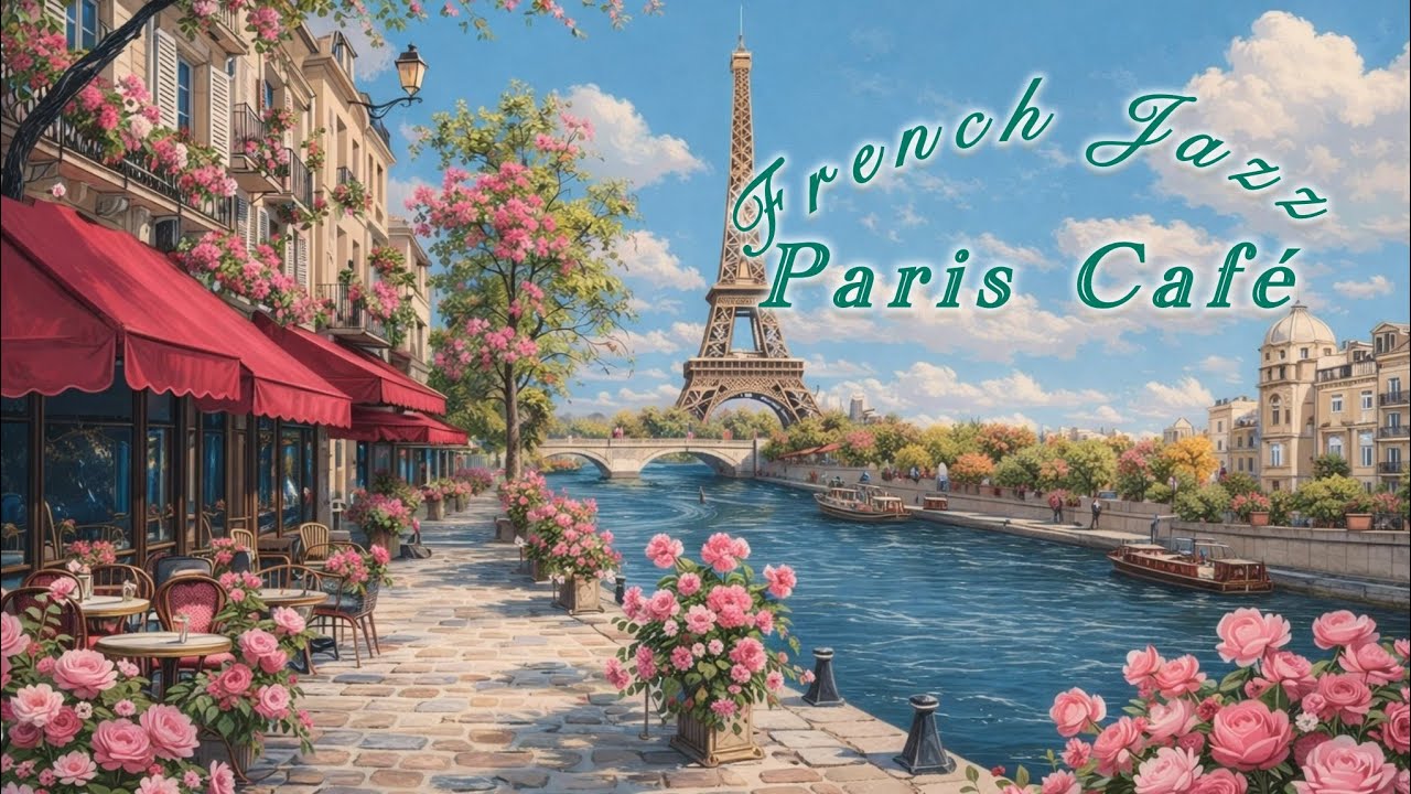 Paris Café Jazz ☕ Soft French Instrumental | Somewhere in Europe