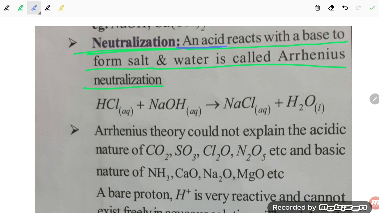 Arrhenius theory
