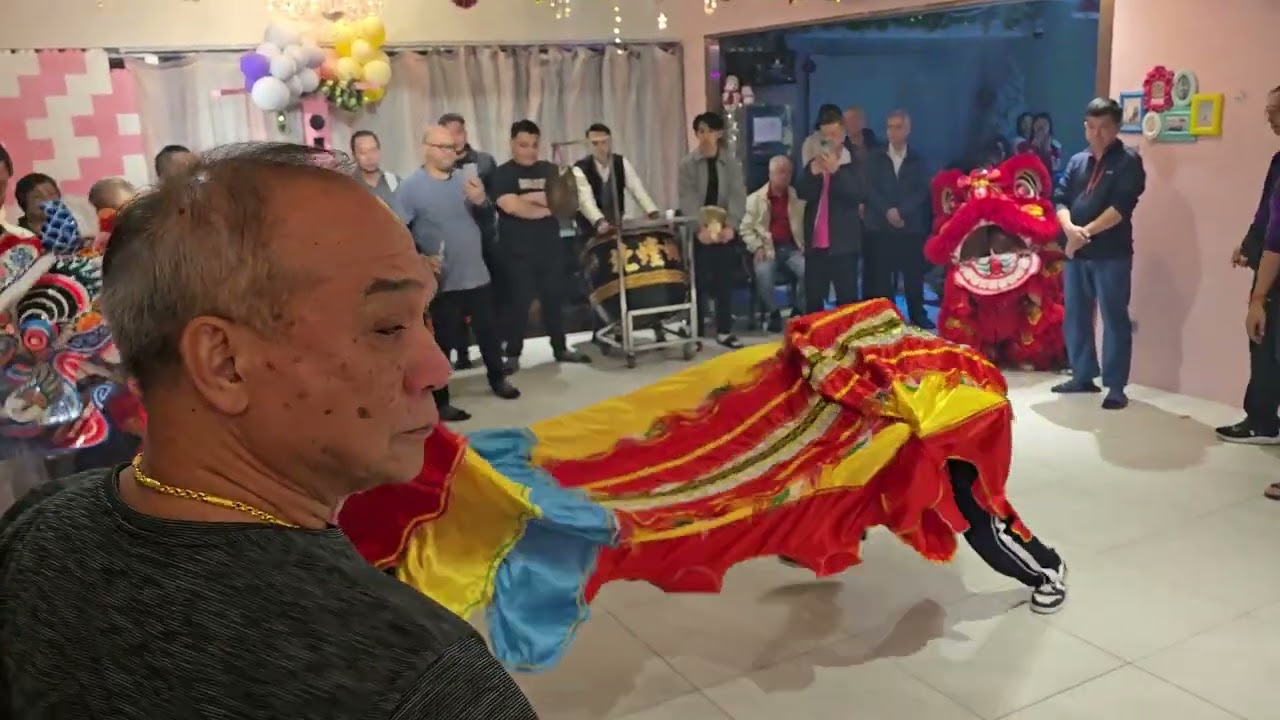 荃灣北螳螂健身院醒獅麒麟開光