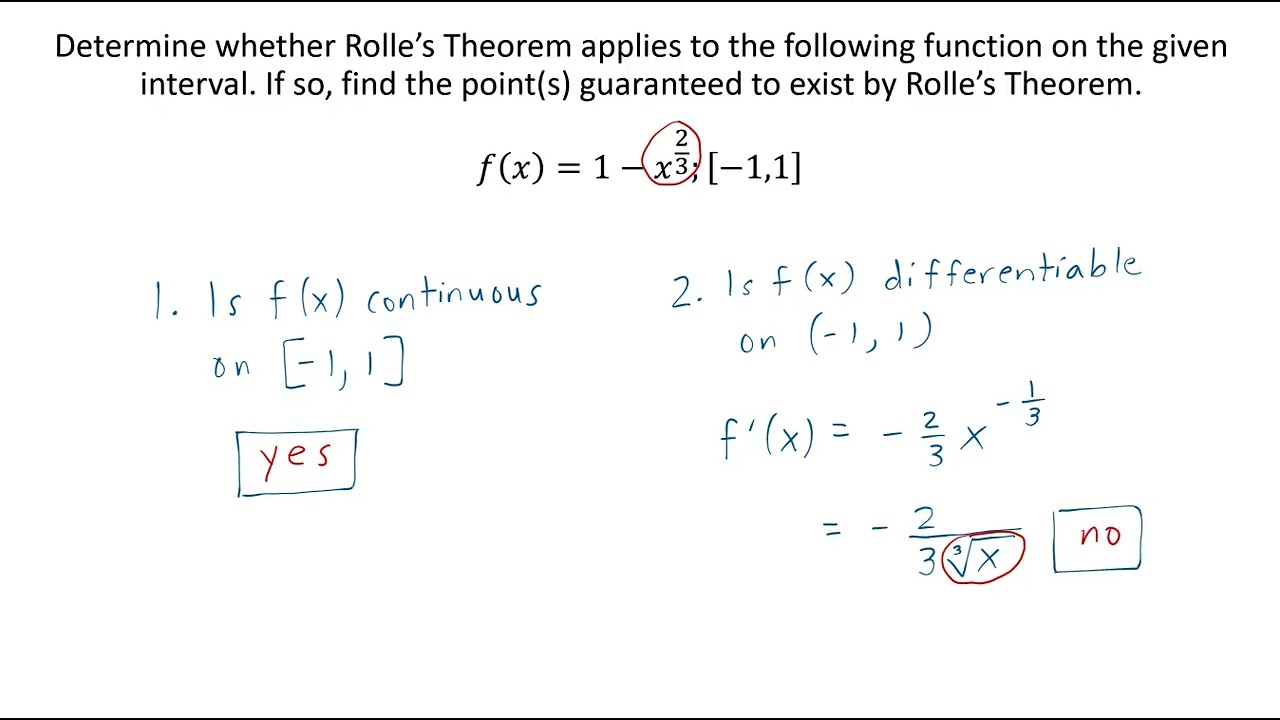 Теорема Ролля