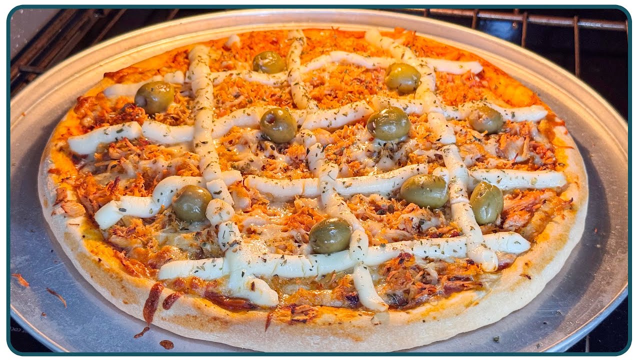 MASSA DE PIZZA CASEIRA SIMPLES E FÁCIL  | Nandu Andrade