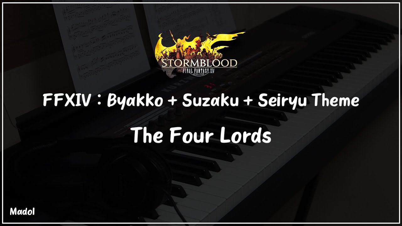 FFXIV 홍련의 해방자 OST : 사성수기담 (백호x주작x청룡 테마) [피아노 커버]｜(Amatsu Kaze + Sunrise + From the Dragon's Wake)