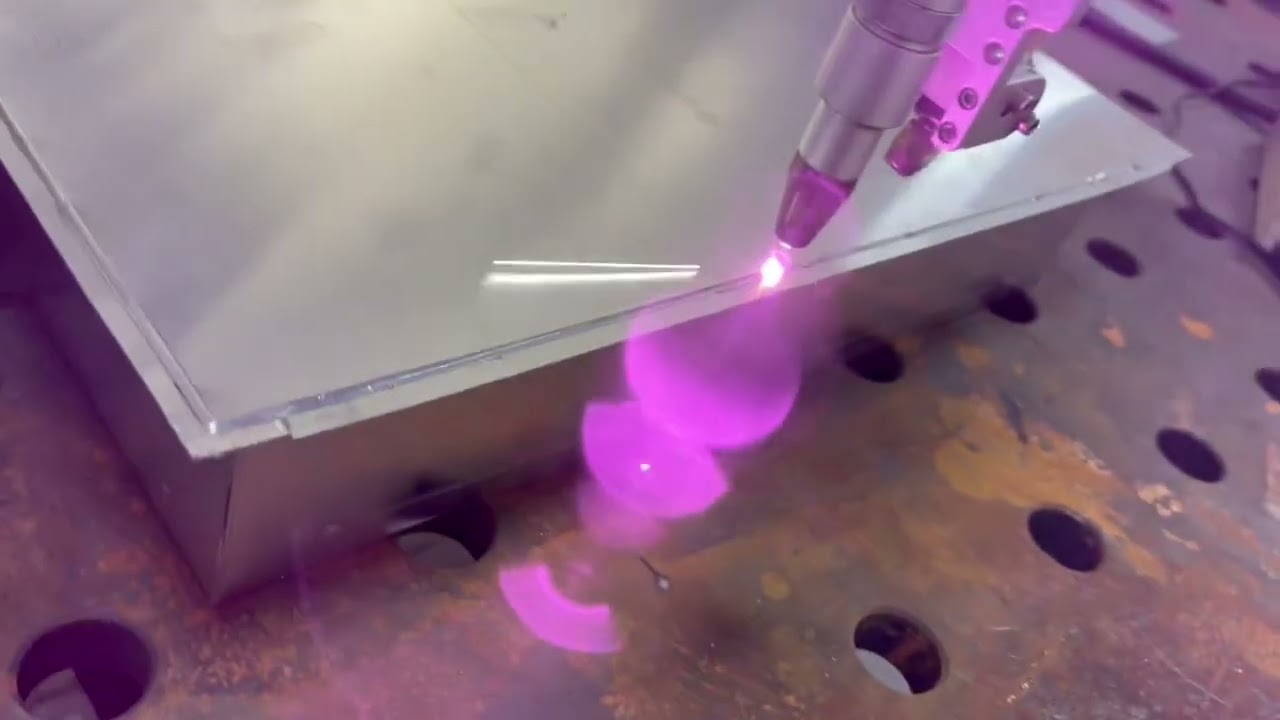 Aluminum Laser Welding by robot