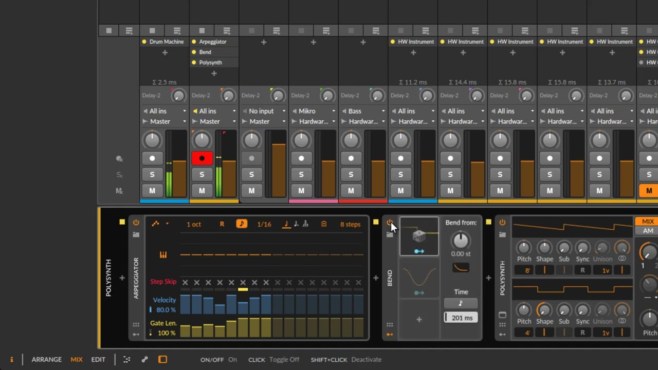 Bitwig Tricks - Bend Device and Modulation