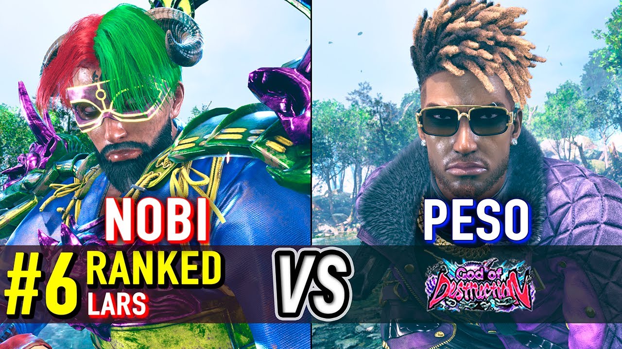 T8 🔥 NOBI (#6 Ranked Lars) vs PESO (Eddy) 🔥 Tekken 8 High Level Gameplay