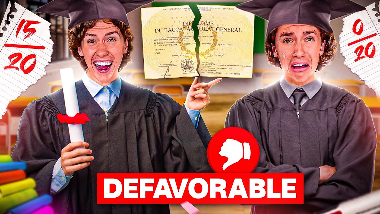 ON DÉCOUVRE NOS RÉSULTATS DU BAC ! (ça sent pas bon…)