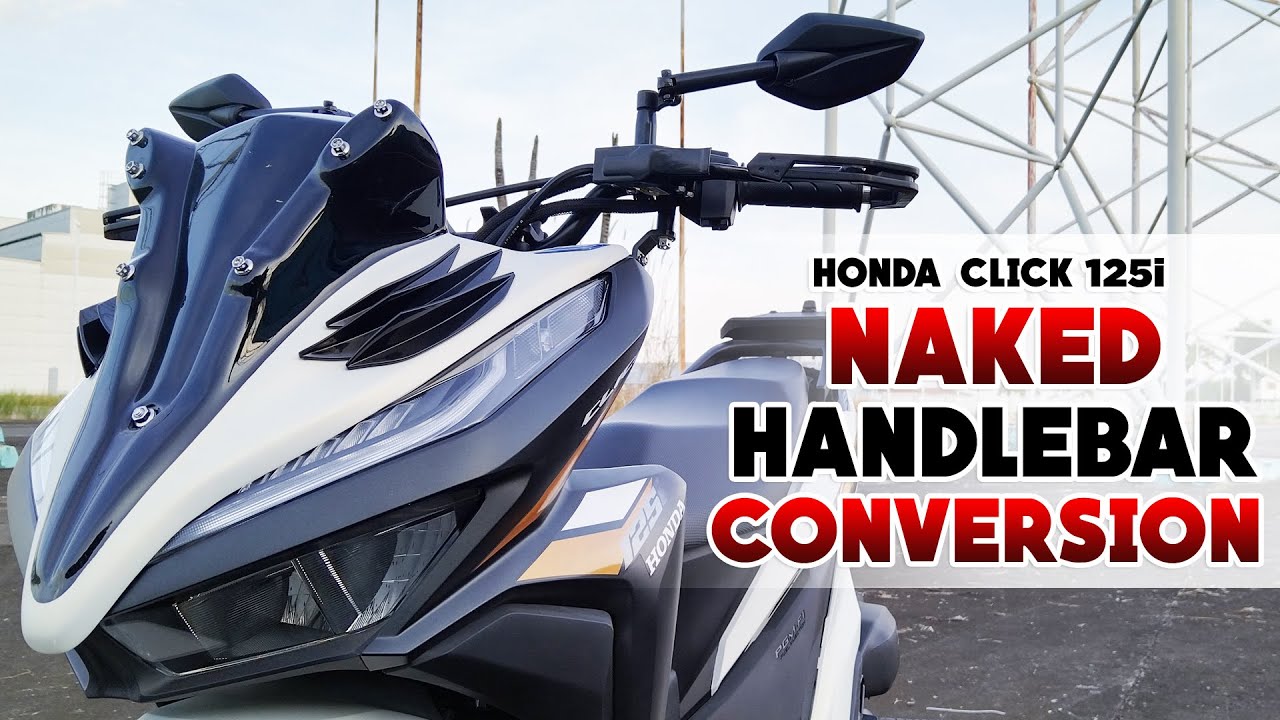Honda Click 125i Modified | Naked Handlebar Conversion