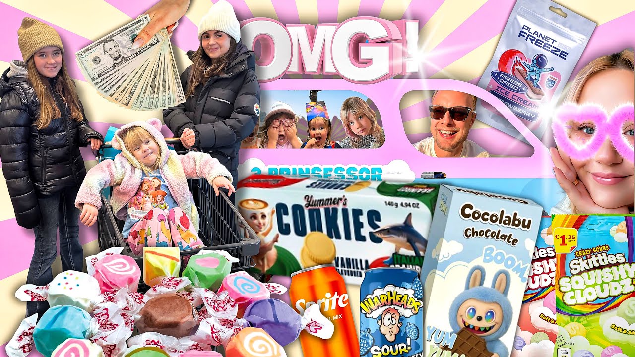 Tilly förbereder ENORM GODISCHALLENGE med 2 praktikanter🍭🍬🍫📣🤩 -3prinsessor VLOGG 