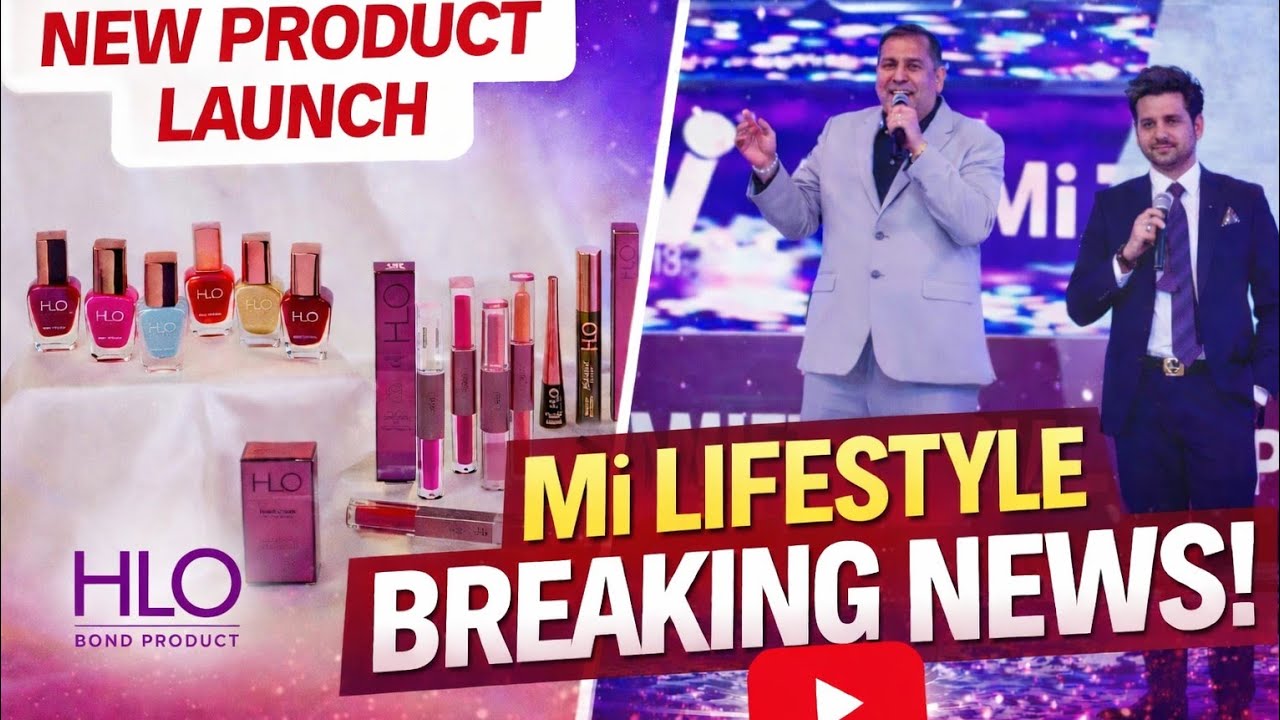 Mi Lifestyle's New Cosmetic Brand Loanching Program In The Presence of Nikhil Chandan Sir 