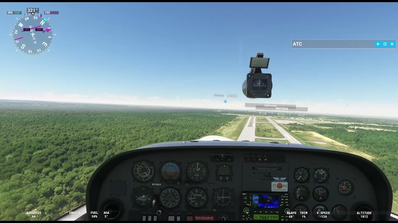 DV20 lands at KCIU Chippewa Co MI