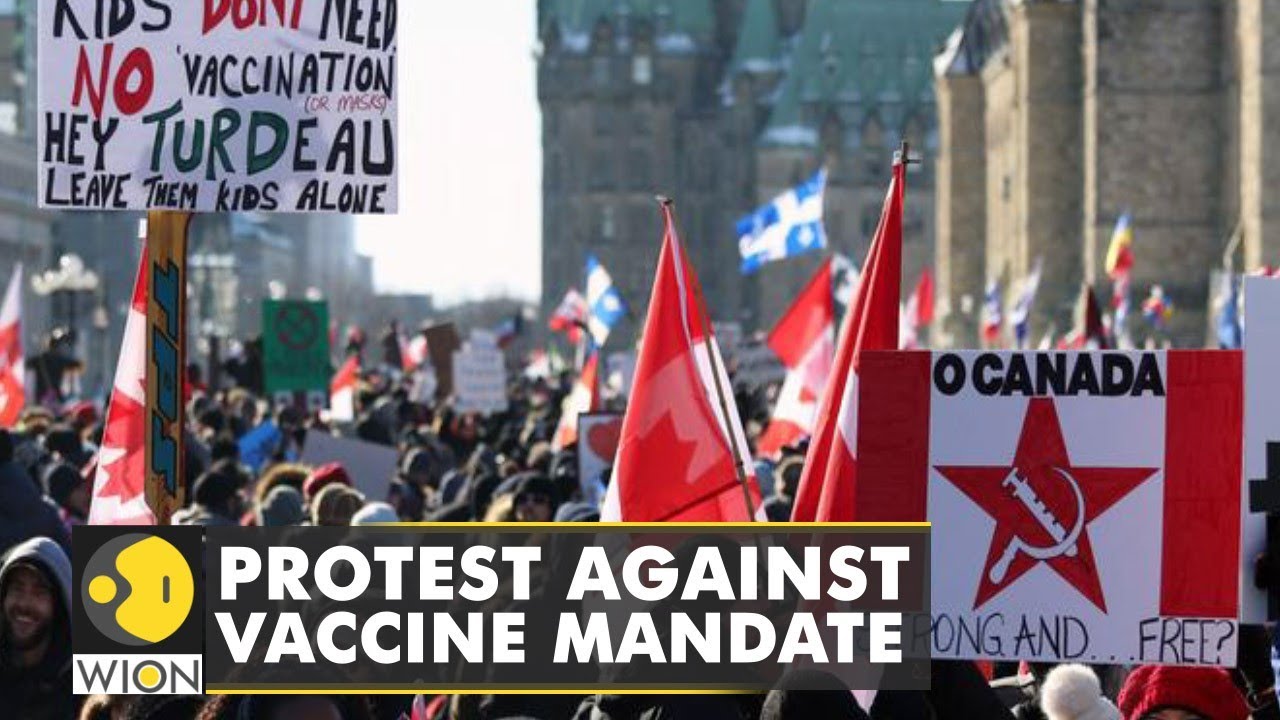 Canada: Truckers' rally reach Ottawa to protest against COVID vaccine mandate | English News | WION