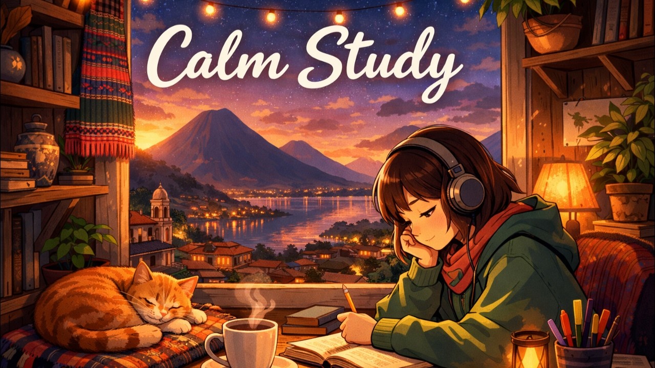 Calm Study Lofi - 1 Hour of Relaxing Beats for Focus, Deep Work & Peaceful Productivity