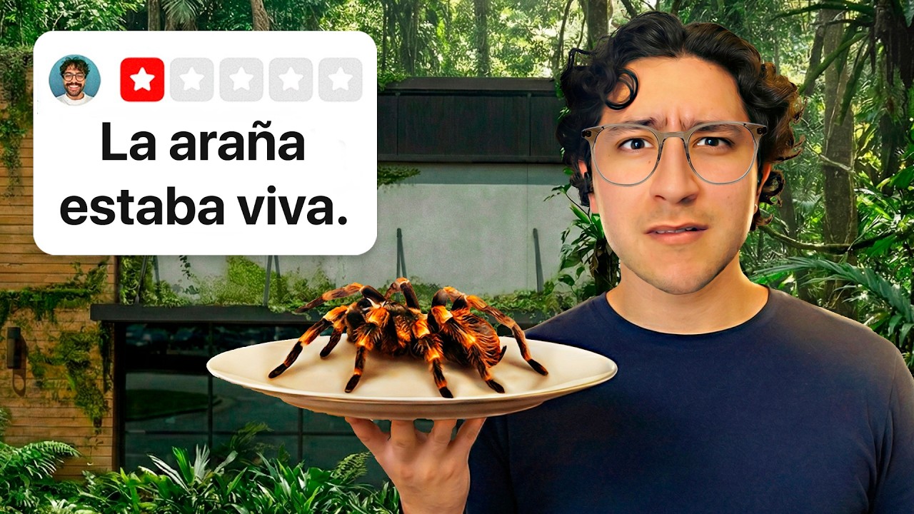 Probé un Restaurante de Comida Exótica