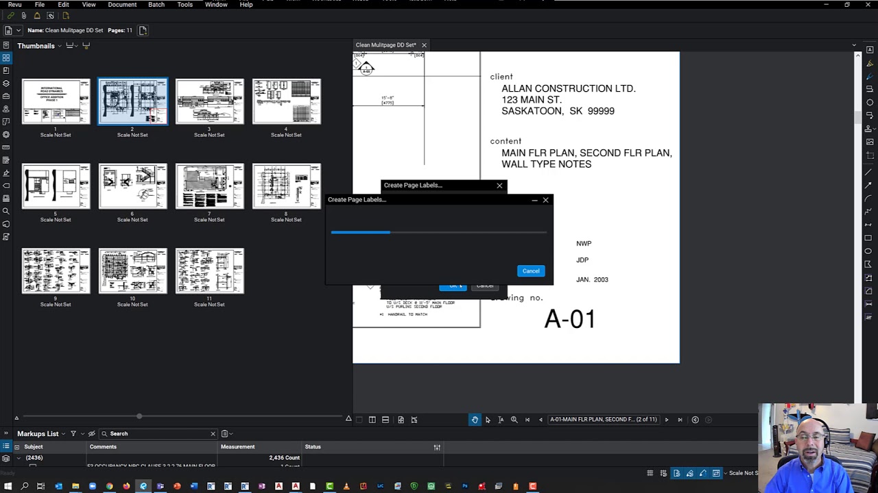 Bluebeam Bites: How to Create Bluebeam Page Labels and Hyperlinks