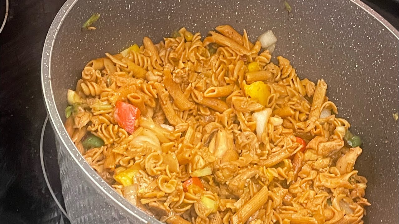 Chicken teriyaki dish.￼