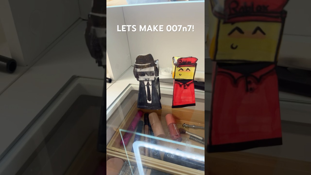Yes I filmed the colors twice on accident😭#forsaken ||forsaken 007n7 papercraft!|| who next??||