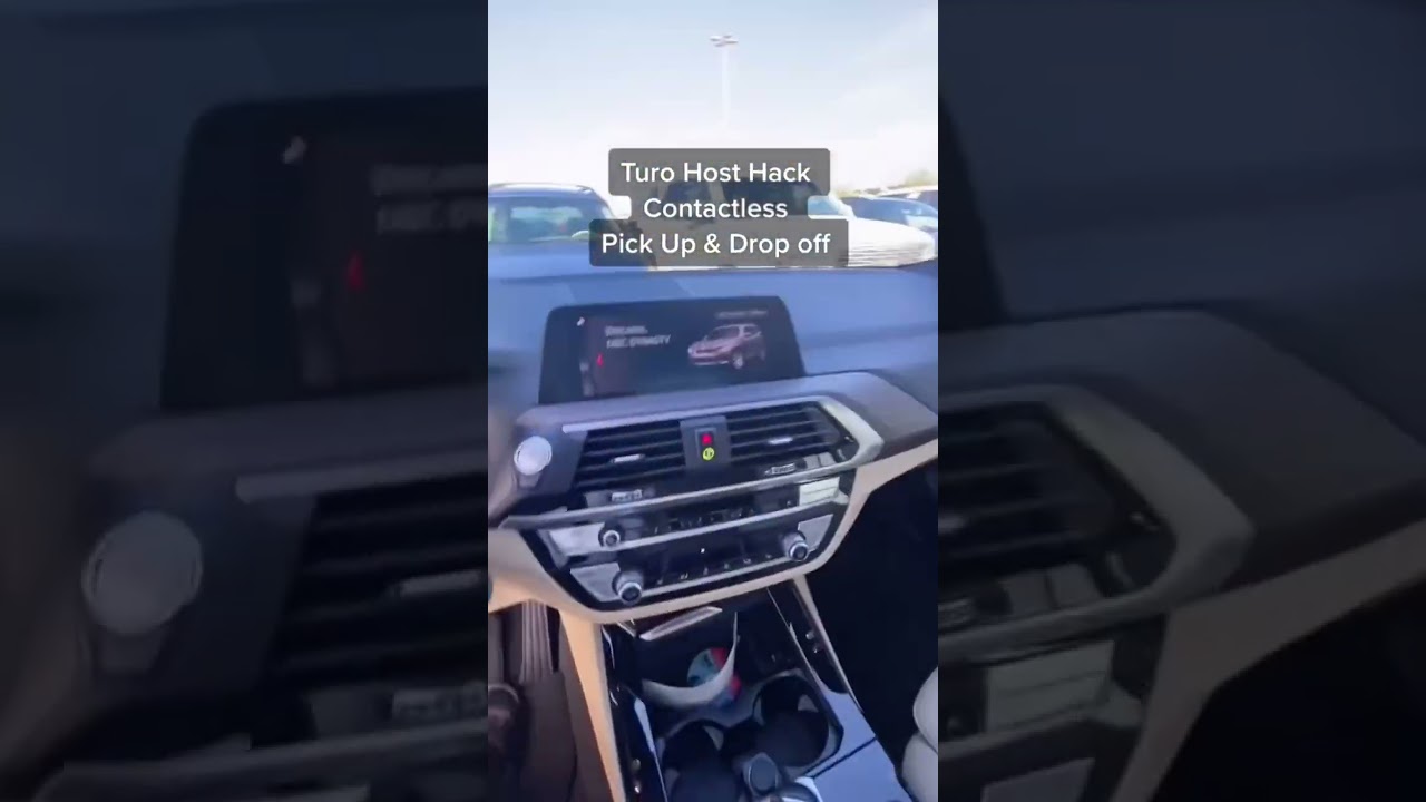 Turo host hack! Contactless pick up and drop off saves so much time! #turo #sidehustle #shorts