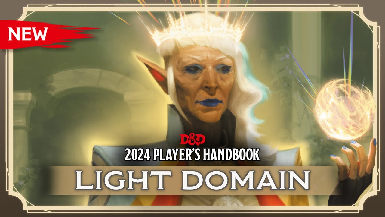 Cleric: Light Domain | 2024 Player's Handbook | D&D