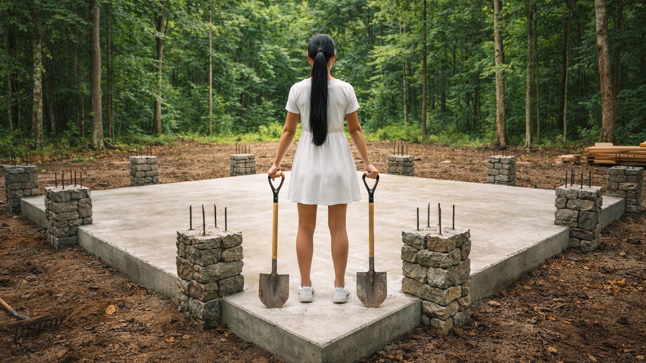 Stone by Stone, Wood by Wood: Girl’s Incredible Journey Building Her Dream Home