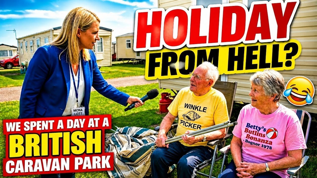 We Spent a Day at a British Caravan Park 🤣 (Parody)
