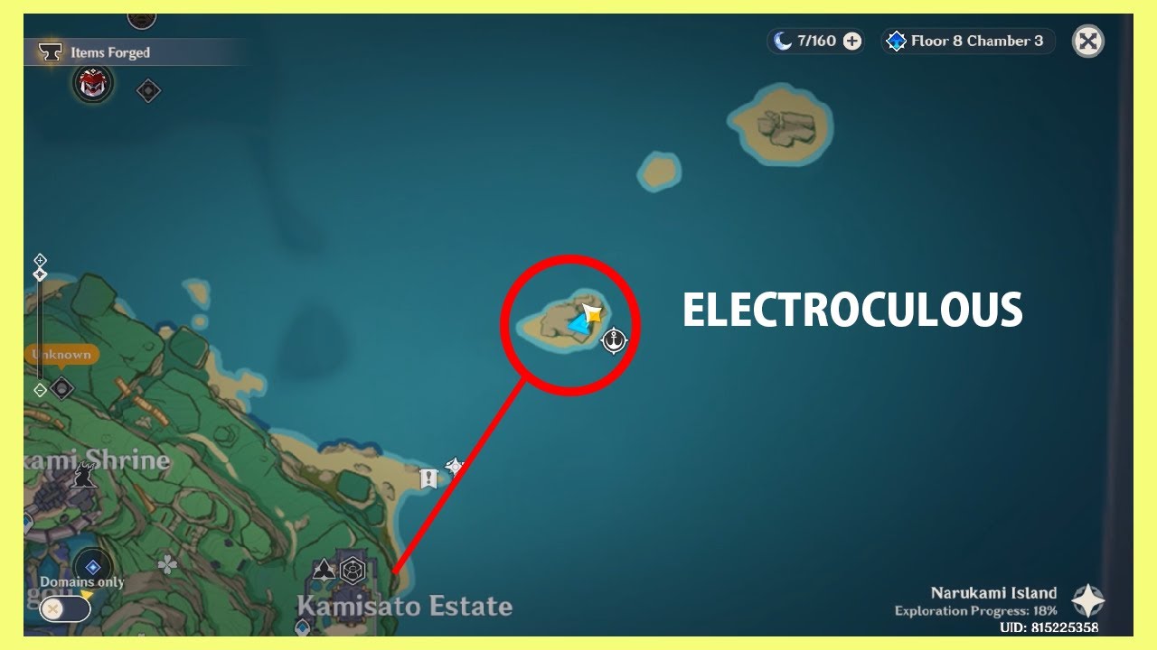 How to get the Electroculus on an island near Kamisato Estate | Genshin Impact Inazuma