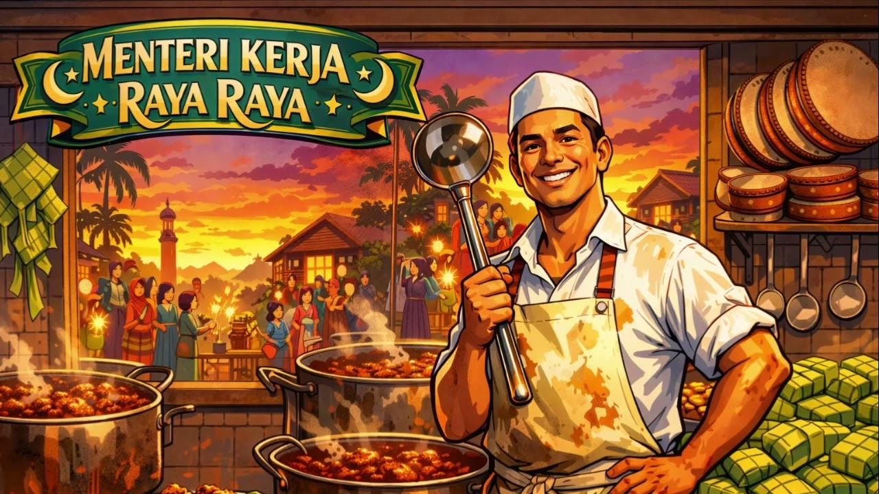 🎉 ReNada – Menteri Kerja Raya Raya (Official Audio) | Lagu Raya Untuk Yang Bertugas 2026 👨‍🍳🔥