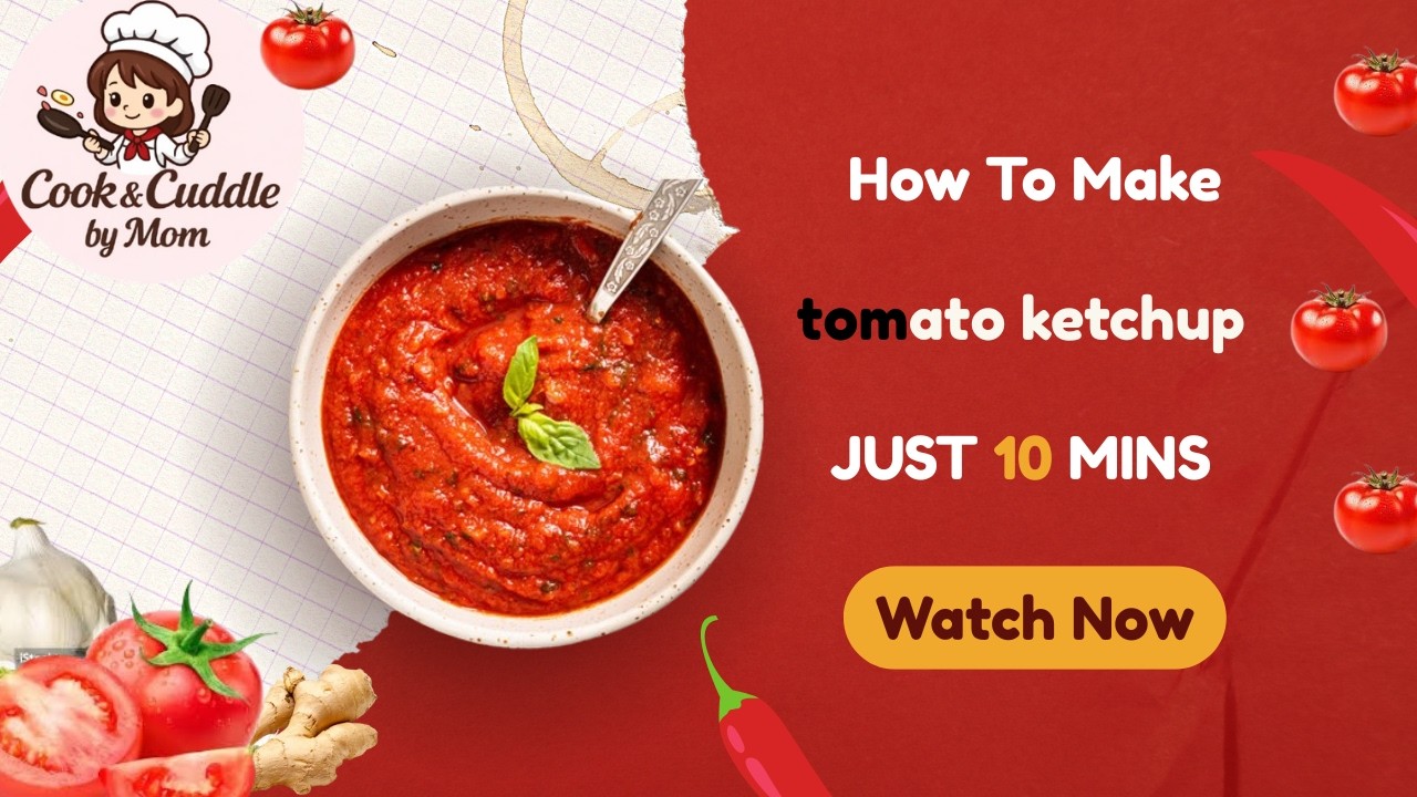 Market Se Behtar Homemade Tomato Ketchup | Easy Recipe