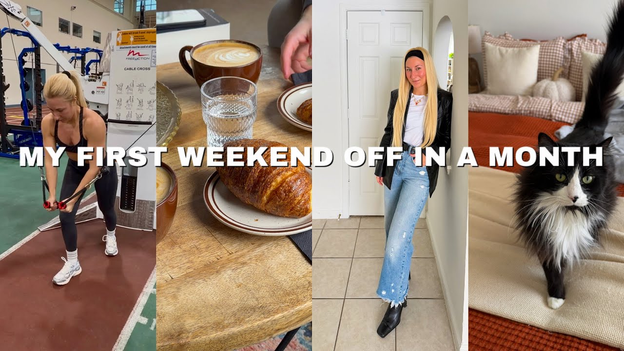 VLOG: My first weekend off in a month!