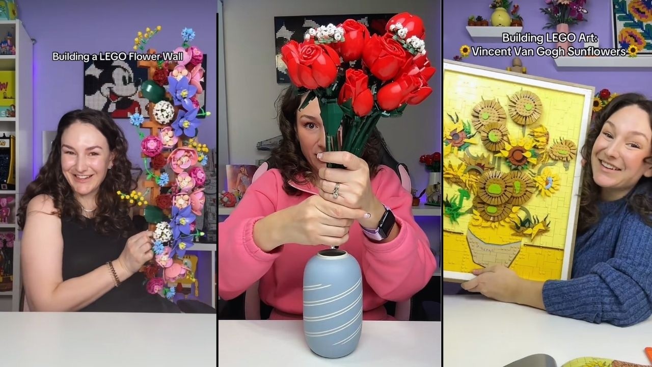 BUILDING EVERY LEGO FLOWER SET!!