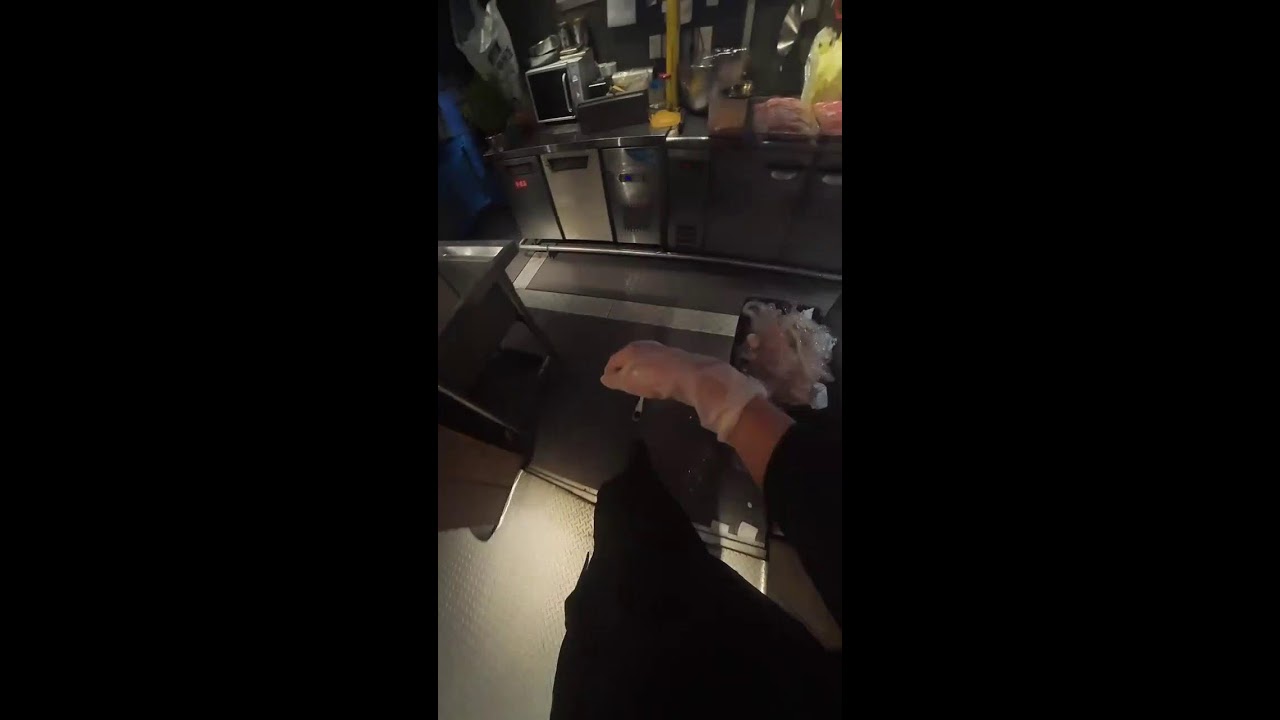 First-Person Teppanyaki Prep | Chicken & Sauce on Hot Griddle | No Commentary