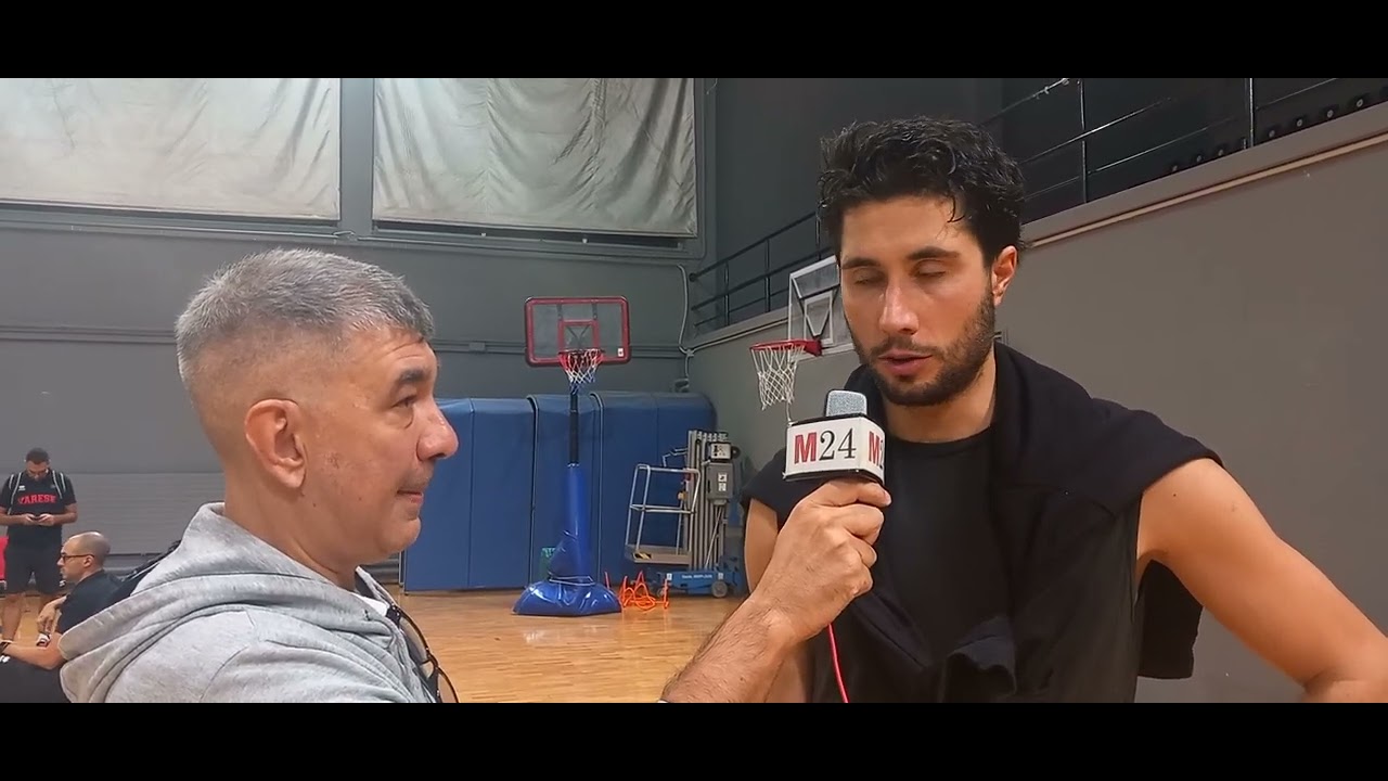 Davide Alviti nel post partita di AEK Atene - Openjobmetis Varese 
