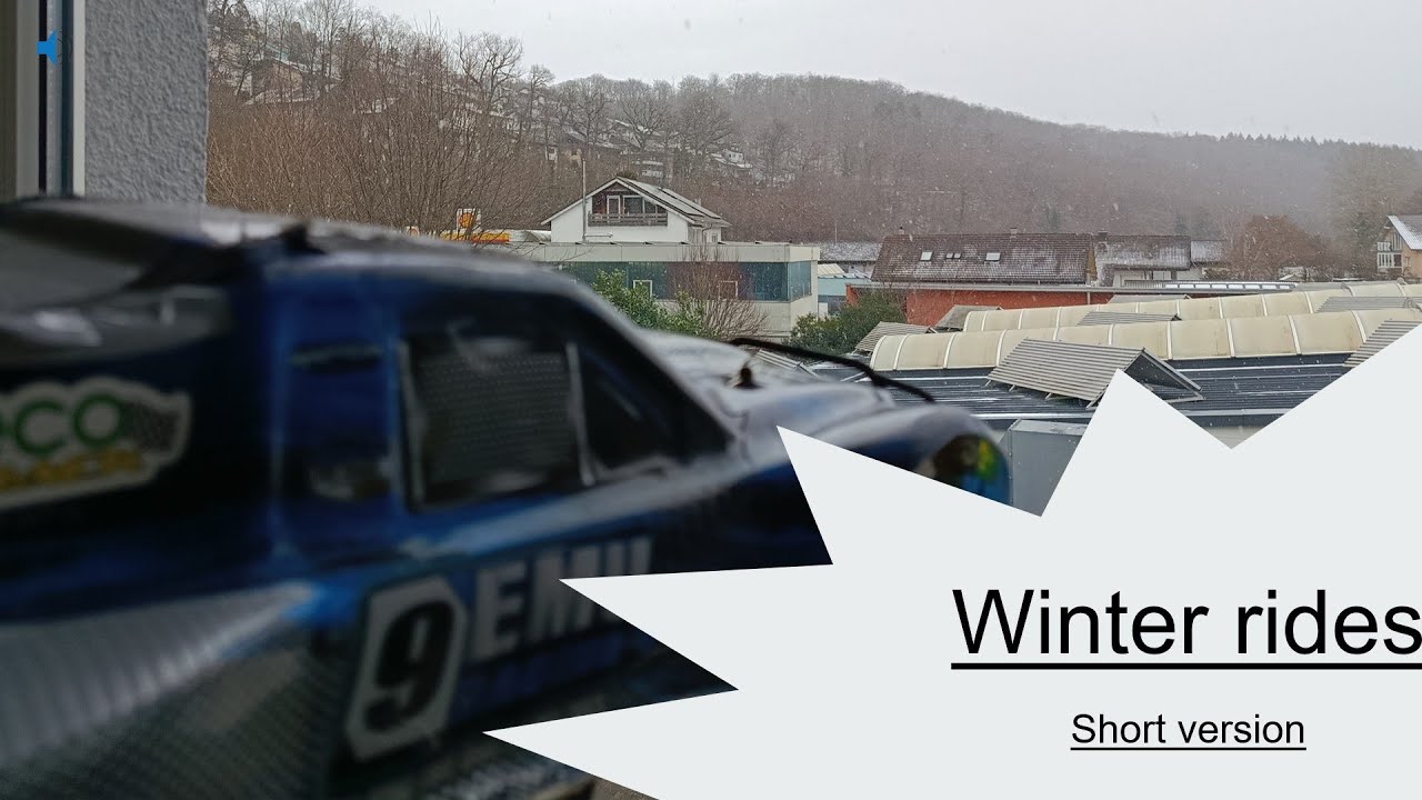 Зимові покатушки. Winter rides|Short version #9emu #remohobby #traxxas #slash