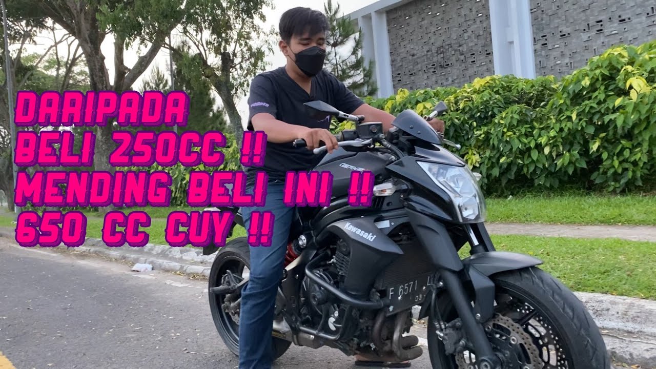 review motor kawasaki er6n. byson besi
