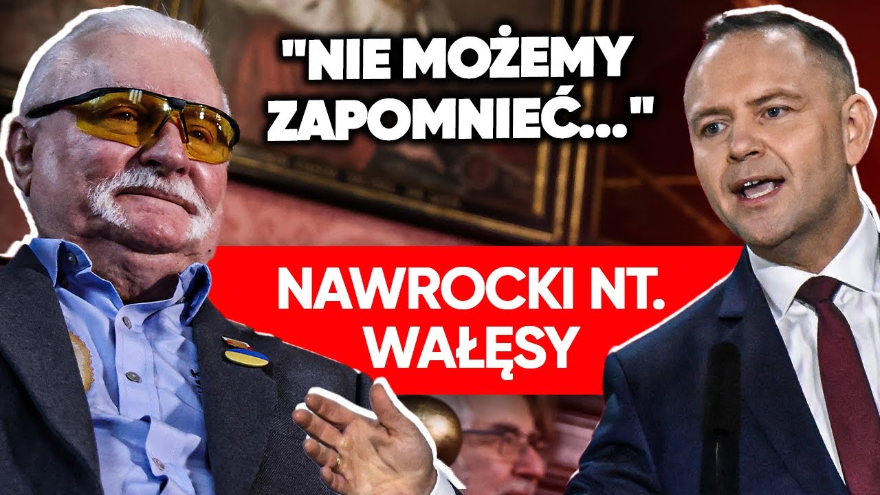 Nawrocki nagle uderzył w Wałęsę. 