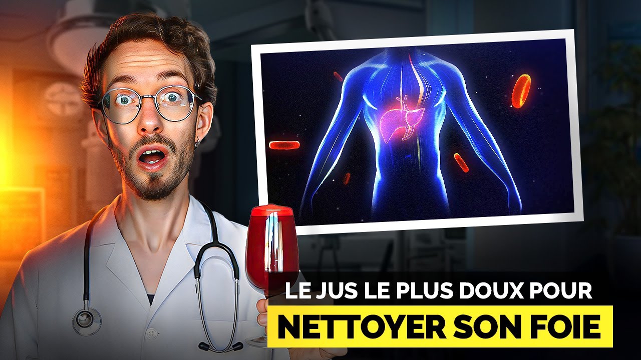 LE JUS le plus DOUX ET EFFICACE pour DETOXIFIER LE FOIE en quelques jours