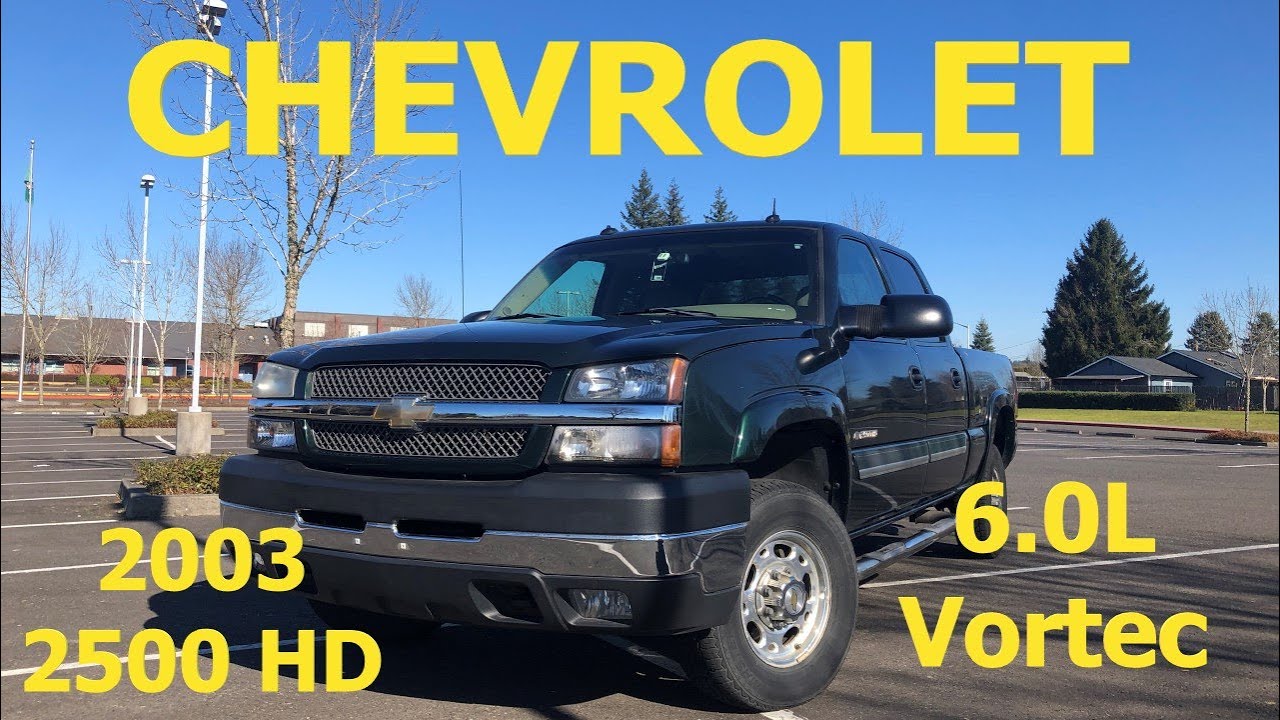 Обзор Chevrolet Silverado 6.0L Vortec 2500hd 2003 года