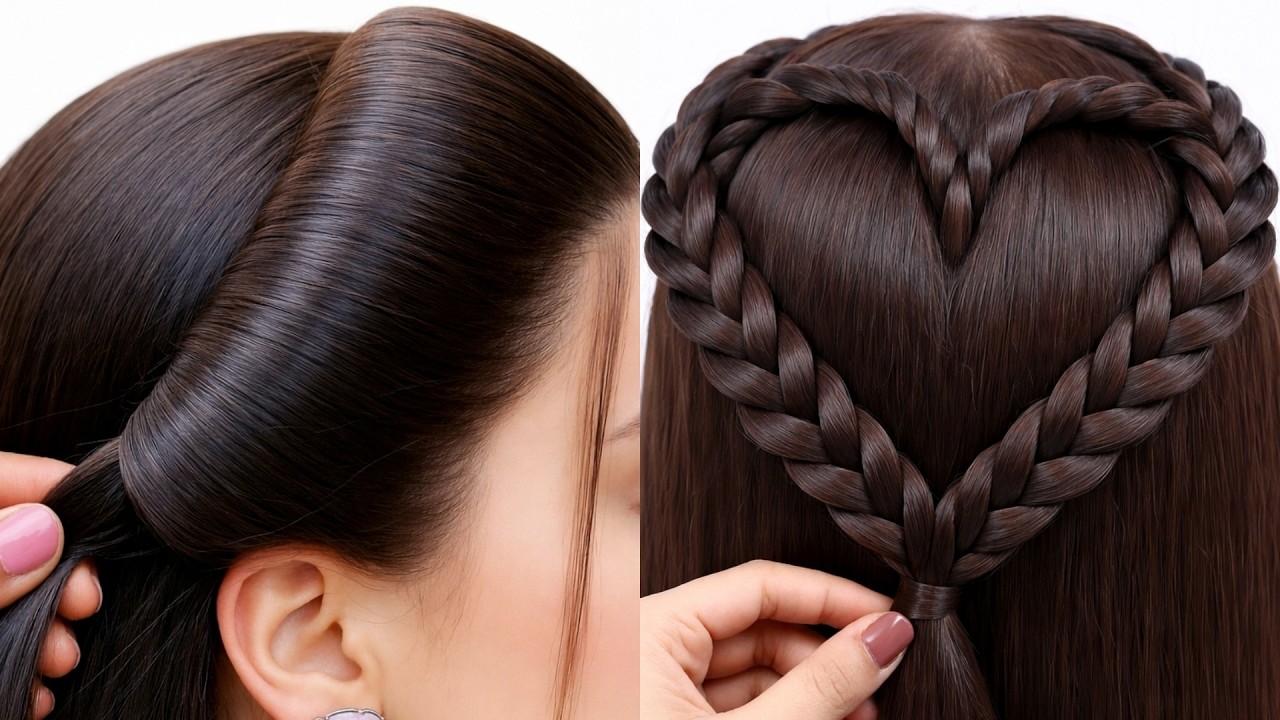 Easy & Different Hairstyle Tutorial | Hairstyle For Party | Hair Style Girl