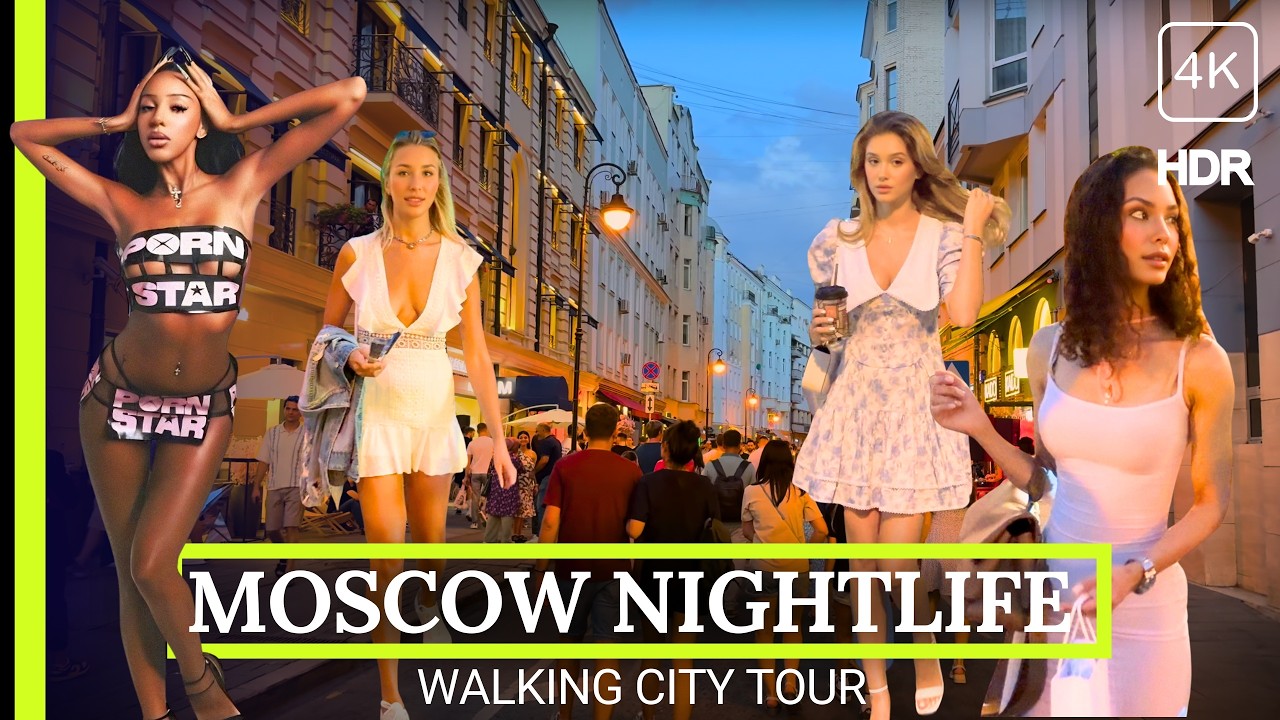 🔥 STOP Missing Out on Moscow's Best Kept Secrets at Nightlife! Moscow, Russian Girls 4K HDR