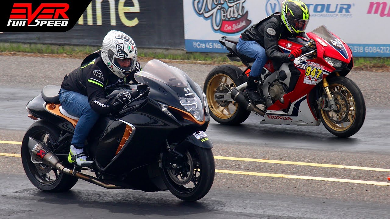 Qualy⏱️ Suzuki HAYABUSA 🔷 Honda CBR1000RR 🔷 Suzuki GSX-R1000 🔥 DRAG RACING 🔥 piques B/quilla 2022