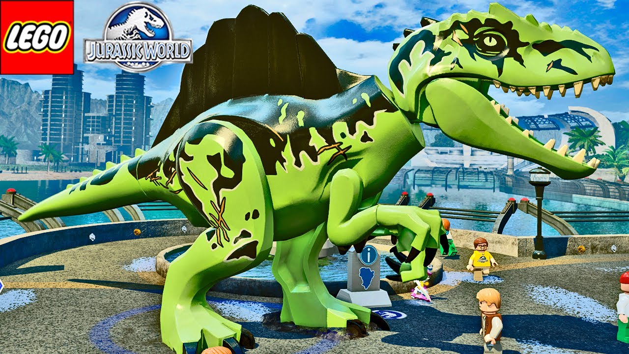 NOVO DINOSSAURO GIGANOTOSAURUS no LEGO Jurassic World MOD